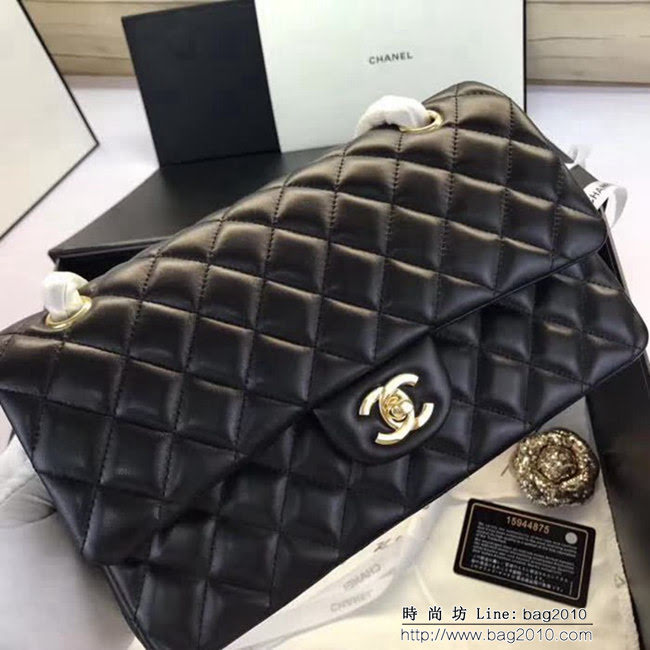 香奈兒CHANEL 原單精品升級版A1112進口小羊皮 金銀鏈條單肩斜挎包 DSC1422